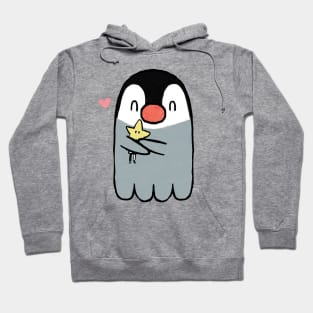 Pengu and his Hope fluffy Hoodie